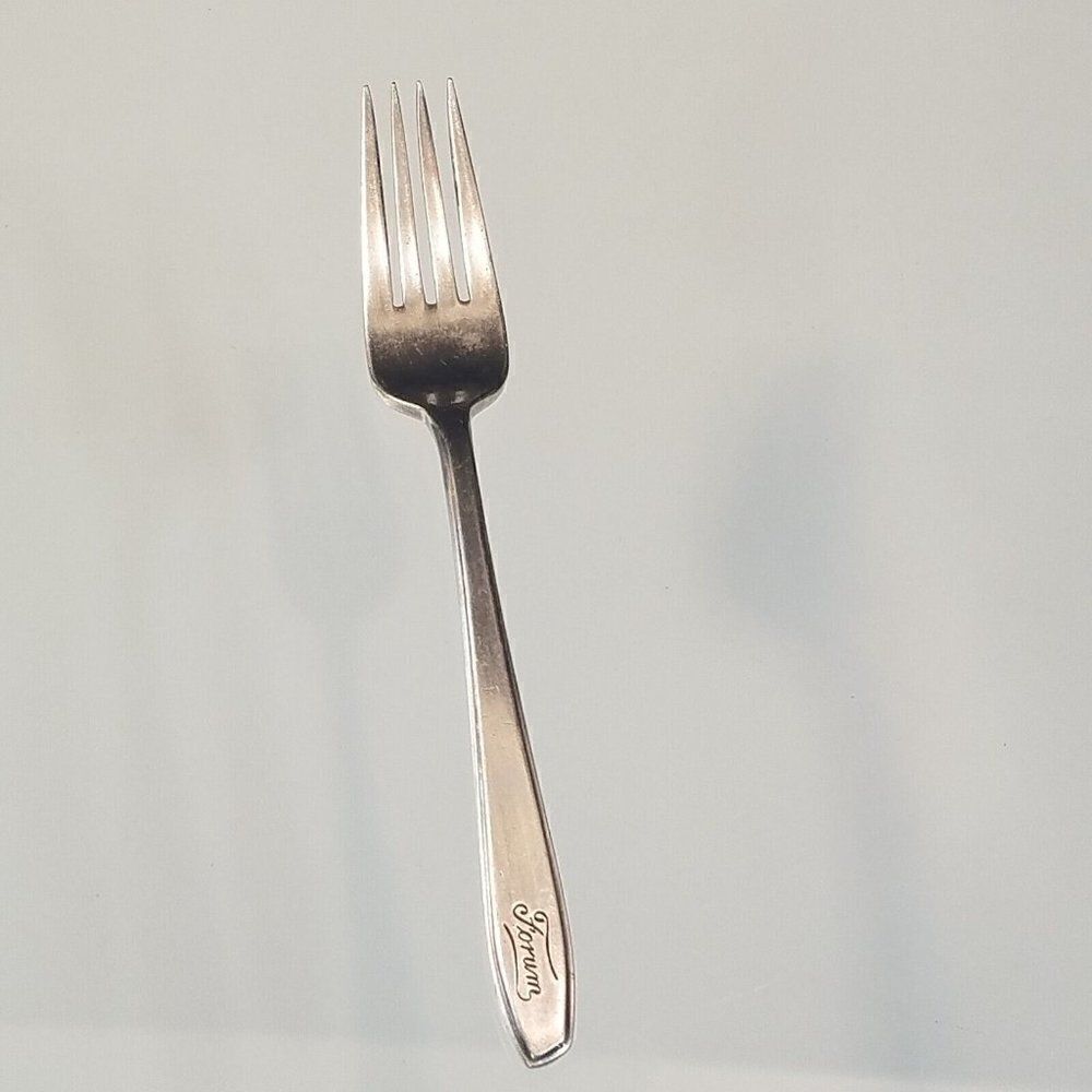 Antique Fork Forum Restaurant Hotelware Silverplate International & Co XII